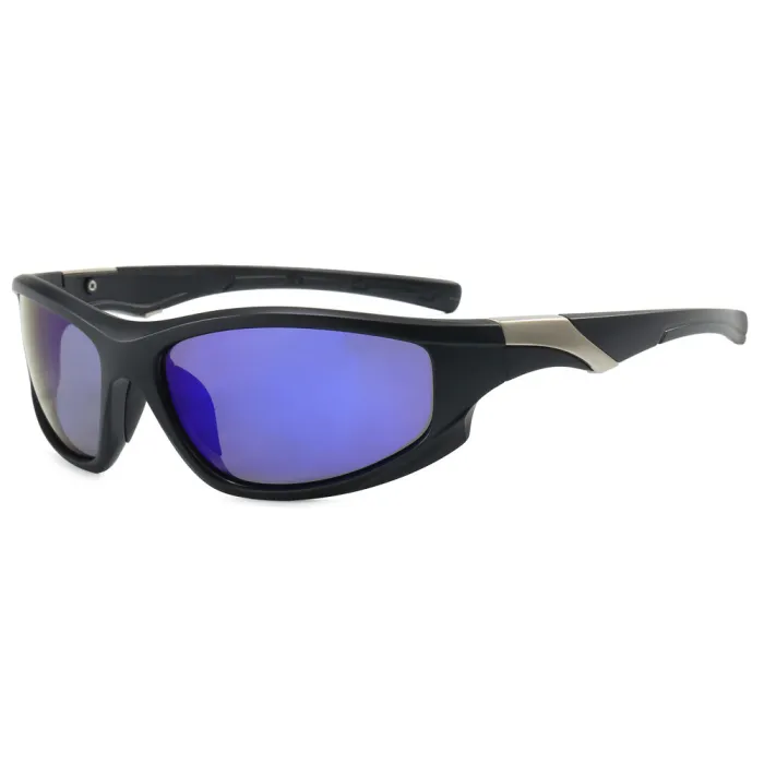 Y2K Cool Sports Rectangle Polarized Cycling Sunglasses