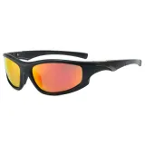 Y2K Cool Sports Rectangle Polarized Cycling Sunglasses