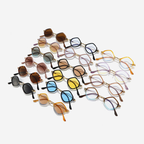 Retro Irregular Square Party Photo Decorative Shades Sunglasses
