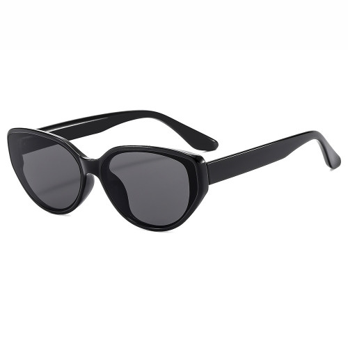 Retro Women Oval Cat Eye Outdoor Vacation Sunglasses