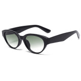 Retro Oval Cat Eye UV400 Outdoor Vacation Sunglasses