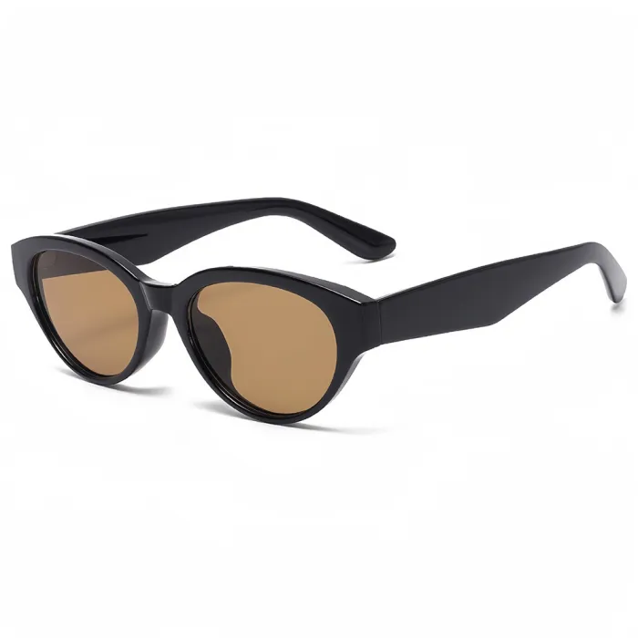 Retro Oval Cat Eye UV400 Outdoor Vacation Sunglasses