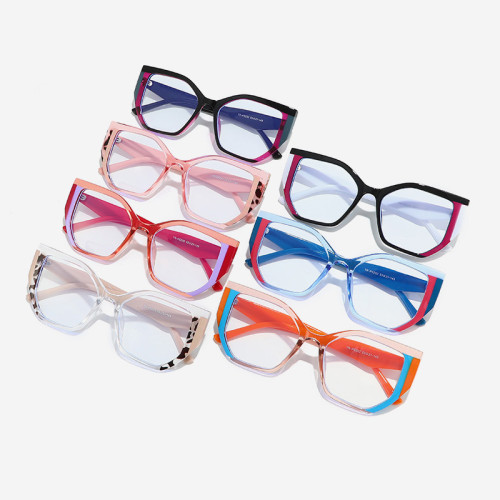 Women Oversized Square Cat Eye Blue Light Blocking Glasses