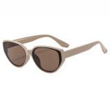 Retro Women Oval Cat Eye Outdoor Vacation Sunglasses