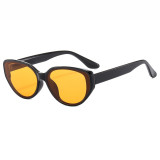 Retro Women Oval Cat Eye Outdoor Vacation Sunglasses