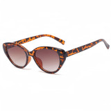 Retro Oval Women Cat Eye Shades Decorative Sunglasses