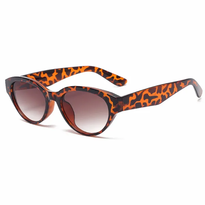 Retro Oval Cat Eye UV400 Outdoor Vacation Sunglasses