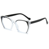 Women Square Cat Eye Blue Light Blocking Glasses