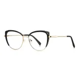 Women Cat Eye Metal Blue Light Blocking Glasses
