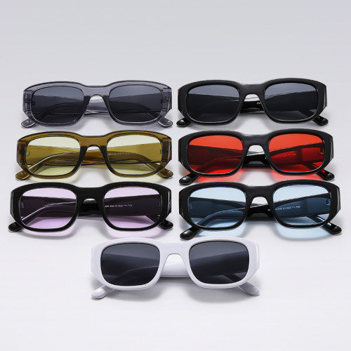 Retro Rectangle Outdoor Vacation Photo Decorative Sunglasses