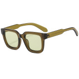 Retro Chunky Square UV400 Protection Outdoor Vacation Sunglasses