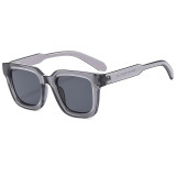 Retro Chunky Square UV400 Protection Outdoor Vacation Sunglasses