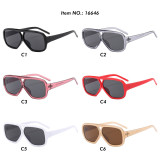 Retro Double Pilot Square Flat Top Shades Sunglasses