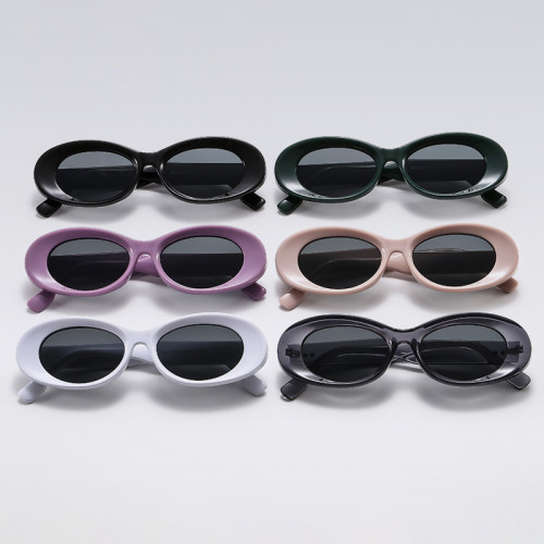 Retro Oval UV400 Outdoor Vacation Sunglasses