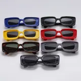 Retro Y2K Rectangle UV400 Outdoor Vacation Shades Sunglasses
