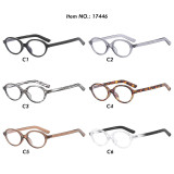 Round Geek-Chic Blue Light Blocking Decoration Glasses