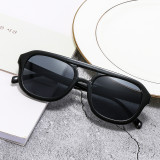 Retro Double Pilot Square Shades Decorative Sunglasses