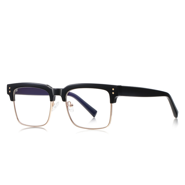 Square Half Frame Cat Eye Anti Blue Light Glasses