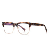 Square Half Frame Cat Eye Anti Blue Light Glasses