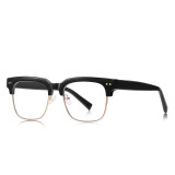 Square Half Frame Cat Eye Anti Blue Light Glasses