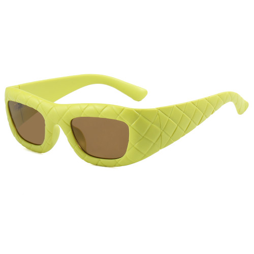 Retro Y2K Rectangle UV400 Outdoor Vacation Shades Sunglasses