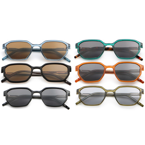 Retro Polygon Vacation Beach Party Decorative Sunglasses