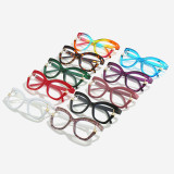 Oversized Square Cat Eye Anti Blue Light Glasses