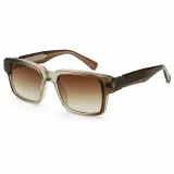 Retro Oversized Square Gradient Outdoor Vacation Photo Decorative Sunglasses