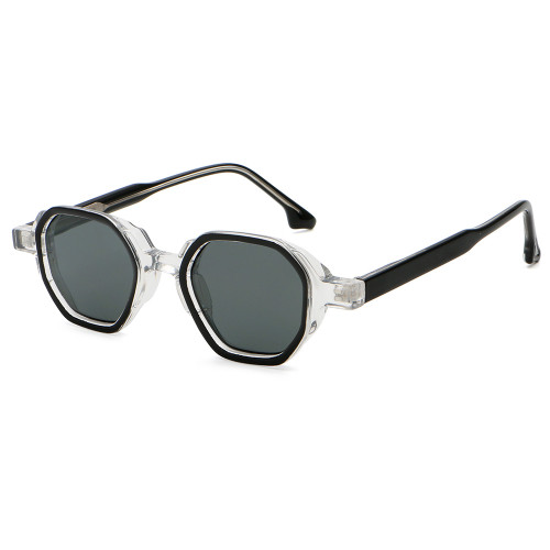 Retro Polygon Vacation Beach Party Decorative Sunglasses