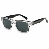 Retro Oversized Square Gradient Outdoor Vacation Photo Decorative Sunglasses