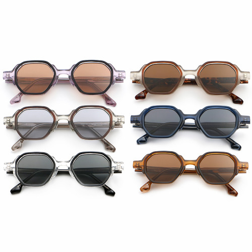 Retro Polygon Vacation Beach Party Decorative Sunglasses