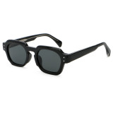 Retro Square UV400 Protection Vacation Beach Party Decorative Sunglasses