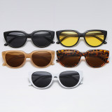 Retro Oval Cat Eye UV400 Outdoor Vacation Sunglasses