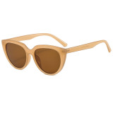 Retro Oval Cat Eye UV400 Outdoor Vacation Sunglasses