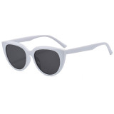 Retro Oval Cat Eye UV400 Outdoor Vacation Sunglasses