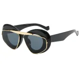 Retro Y2K Oval Cat Eye UV400 Protection Shades Sunglasses