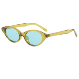 Retro Oval Cat Eye UV400 Outdoor Vacation Sunglasses