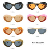 Retro Y2K Oval Cat Eye UV400 Protection Shades Sunglasses