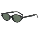 Retro Oval Cat Eye UV400 Outdoor Vacation Sunglasses
