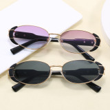 Retro Oval Cyberpunk UV400 Outdoor Vacation Sunglasses
