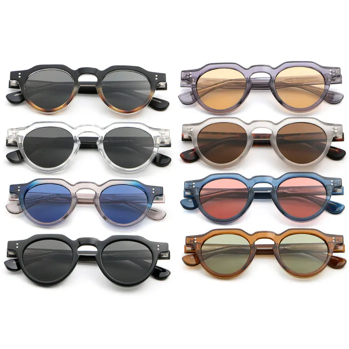Retro Oval Cat Eye Simple UV400 Outdoor Vacation Sunglasses