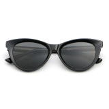 Retro Oval Cat Eye UV400 Outdoor Vacation Sunglasses