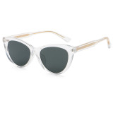 Retro Oval Cat Eye UV400 Outdoor Vacation Sunglasses
