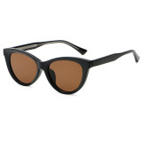 Retro Oval Cat Eye UV400 Outdoor Vacation Sunglasses