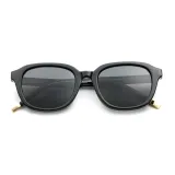 Retro Oval Cat Eye Simple UV400 Reinforced Wire-Core Temples Sunglasses