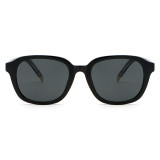 Retro Oval Cat Eye Simple UV400 Reinforced Wire-Core Temples Sunglasses