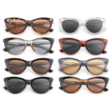 Retro Oval Cat Eye UV400 Outdoor Vacation Sunglasses
