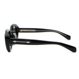 Retro Polygon Chunky UV400 Protection Vacation Party Decorative Sunglasses