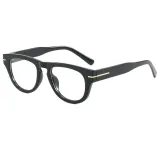 Retro Round Gradient Simple UV400 Decorative Sunglasses