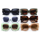 Retro Oversized Polygon Chunky UV400 Protection Vacation Party Decorative Sunglasses